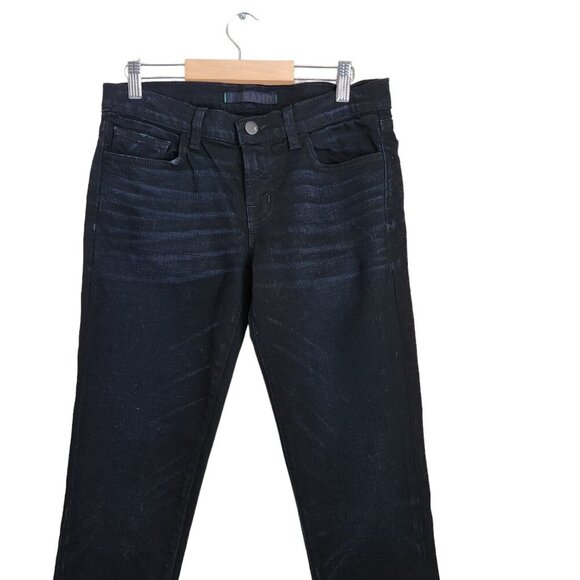 J Brand Pencil Leg Slim Fit Low Rise‎ Denim Stretch Jeans 28 (28x33") Oil Slick - Picture 4 of 13